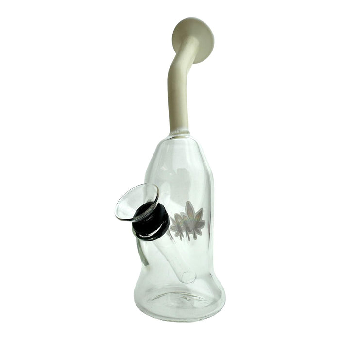 7" Colored Top Clear Water Pipe - Assorted Stickers