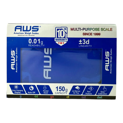 AWS 150 Digital Scale (150x0.1g)