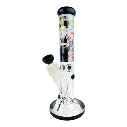G-Rollz 13.5" Straight Thick Tube Glass Water Pipe