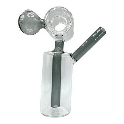 7" Cylinder Stacked Glass Water Pipe Oil Burner "DA-056OWP" (Assorted Colors)