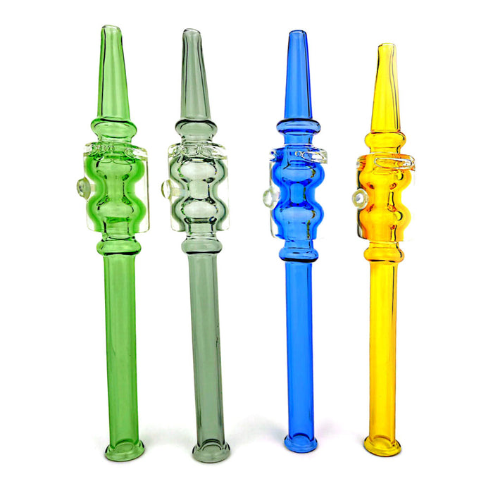 7" Colored Freezable Glass Nectar Collector(HS71) - (Assorted Colors)