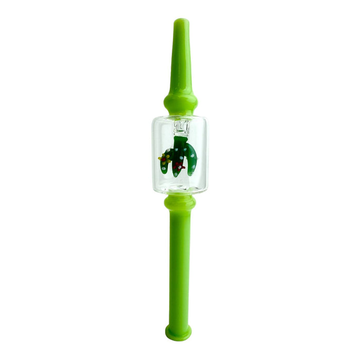7" Glass Nectar Collector (HS525) - (Assorted Colors/Design)