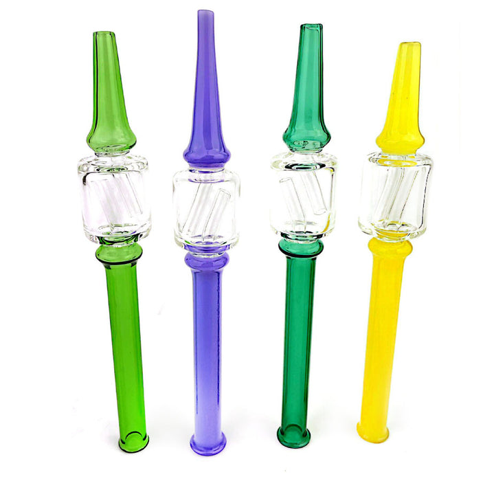 7" 2-Arm Glass Nectar Collector - (Assorted Colors)