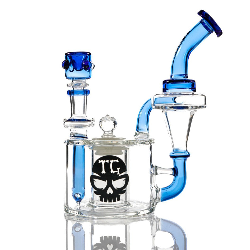 7" TX46 - Toxic Stash Rig by Toxic Glass Water Pipe
