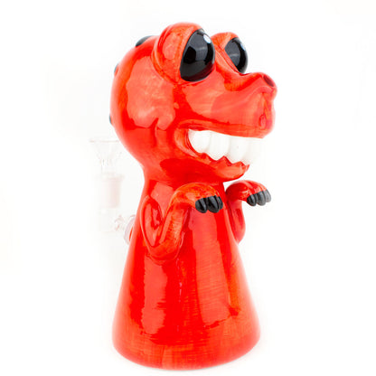 8.5" T-Rex Dinosaur Beaker Novelty Ceramic Water Pipe #0605