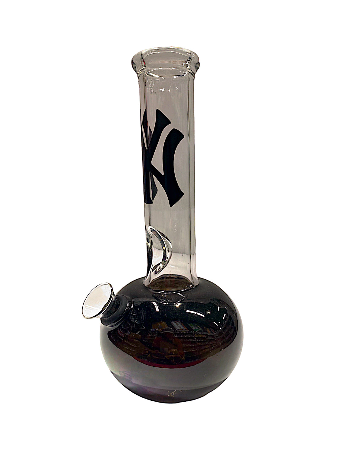 8" Colored Base  Water Pipe - Assorted Stickers