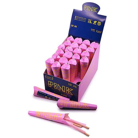 Pink Rolling Papers King Size (3 CONES Per Pack/24 Packs Per Box)
