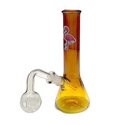 G/G 10mm Beaker Shape OB Water Pipe -Assorted Stickers