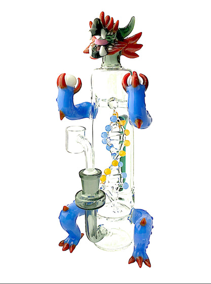 11" Dragon DNA Helix Glass Water Pipe