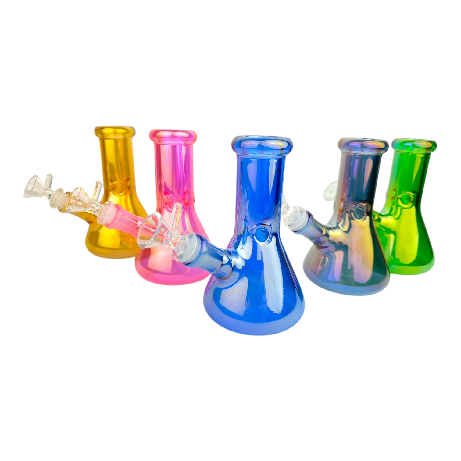 6" Mini Color Glass Beaker Water Pipe "WP-5139"