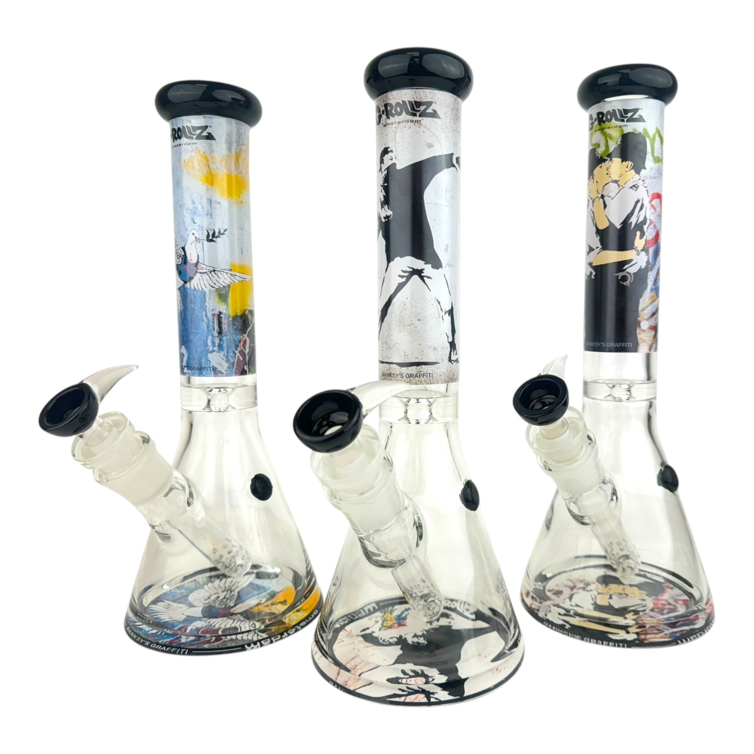 G-Rollz 15" Thick Beaker Glass Water Pipe