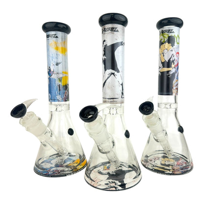 G-Rollz 15" Thick Beaker Glass Water Pipe