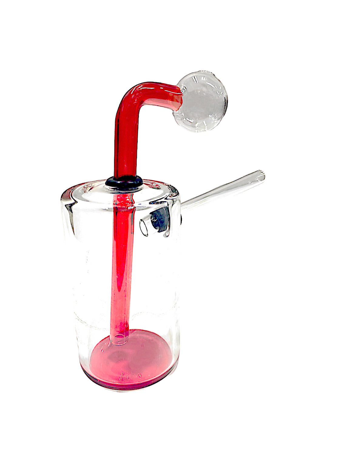 14mm Vertical Barrel 65X5 with Colored Stem OB Water Pipe - Assorted Colors