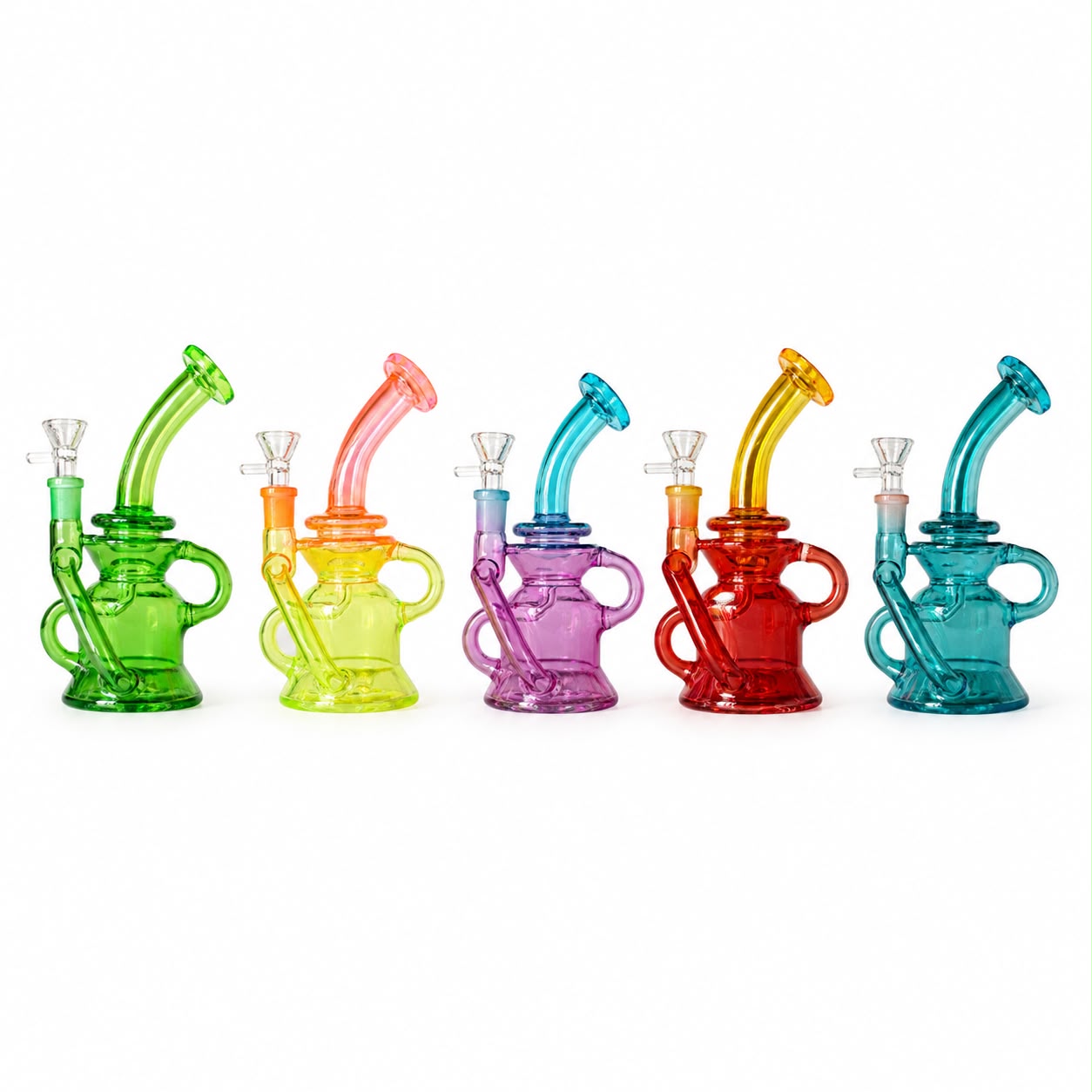 8" GG Gradient Color Glass Oil Rig