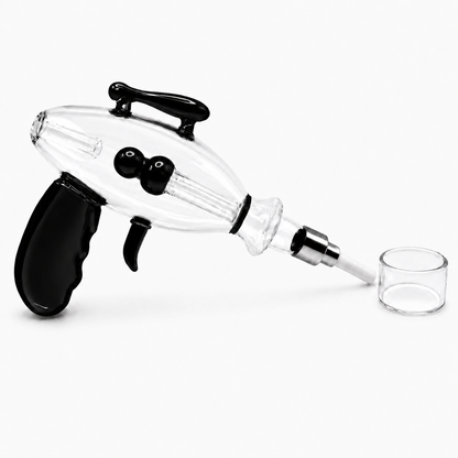 8" Glass Ray Gun Nectar Collector with Screw on Tip