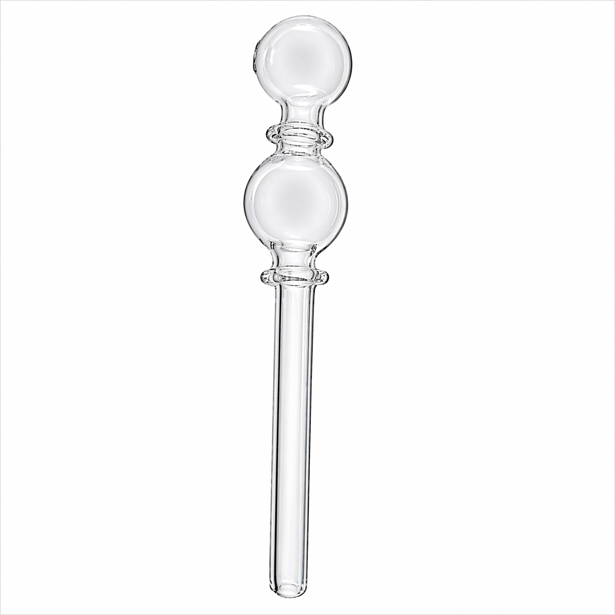 8' Double Bubble Oil Burner (Clear) 300/cs