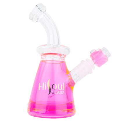 8" HiSoul Glass Beaker Freezable Water Pipe