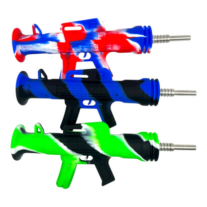 8" RPG Fatty 14mm Silicone Nectar Collector