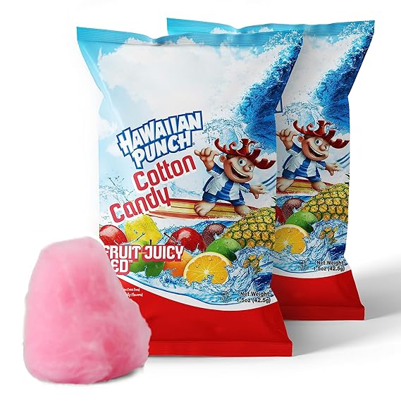 Hawaiian Punch Cotton Candy W / Fruit Juicy Red