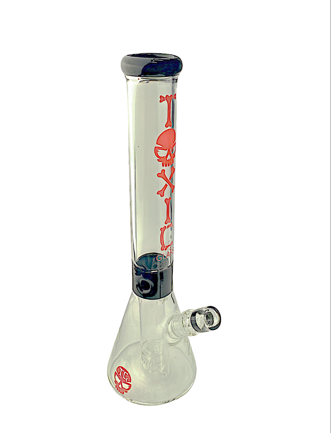 15″ MK100 TX13 Toxic Skull Beaker Water Pipe by MK 100 Glass