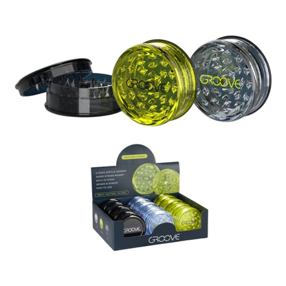 Groove Acrylic Grinder (12pcs/box)