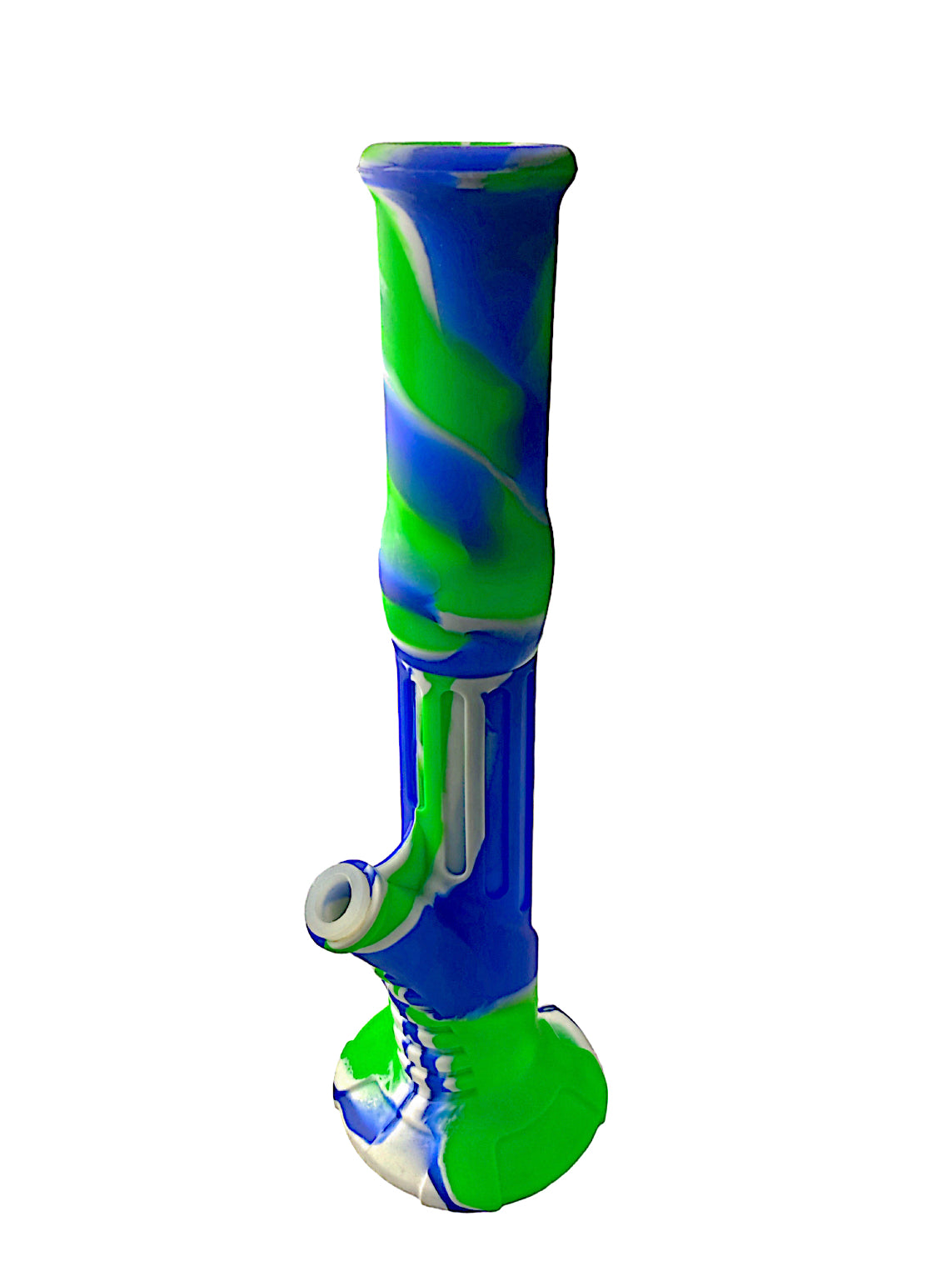 14" 2-Piece Silicone Water Pipe