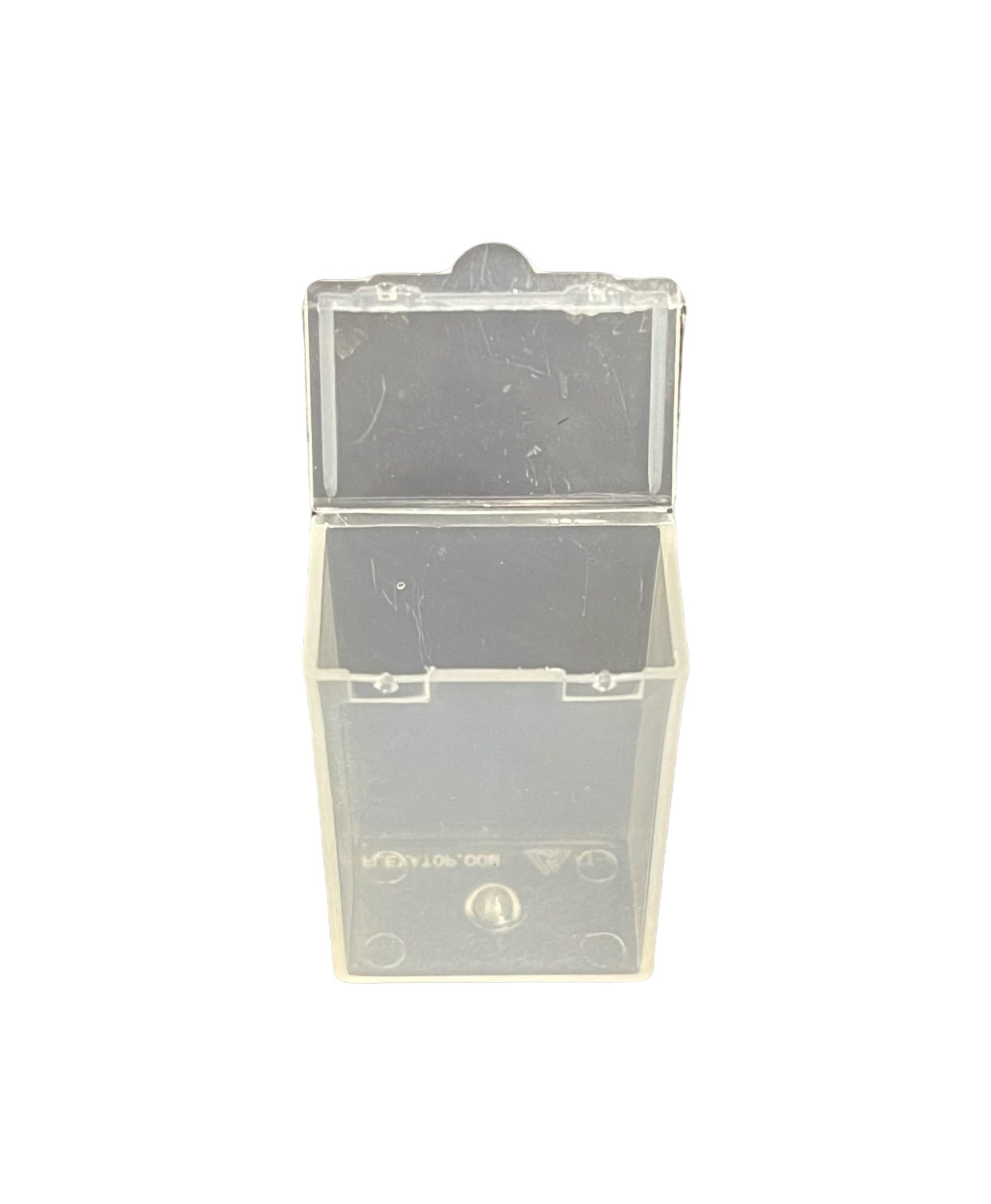 Clear Plastic Storage Box 1" x 1.5" x .75"