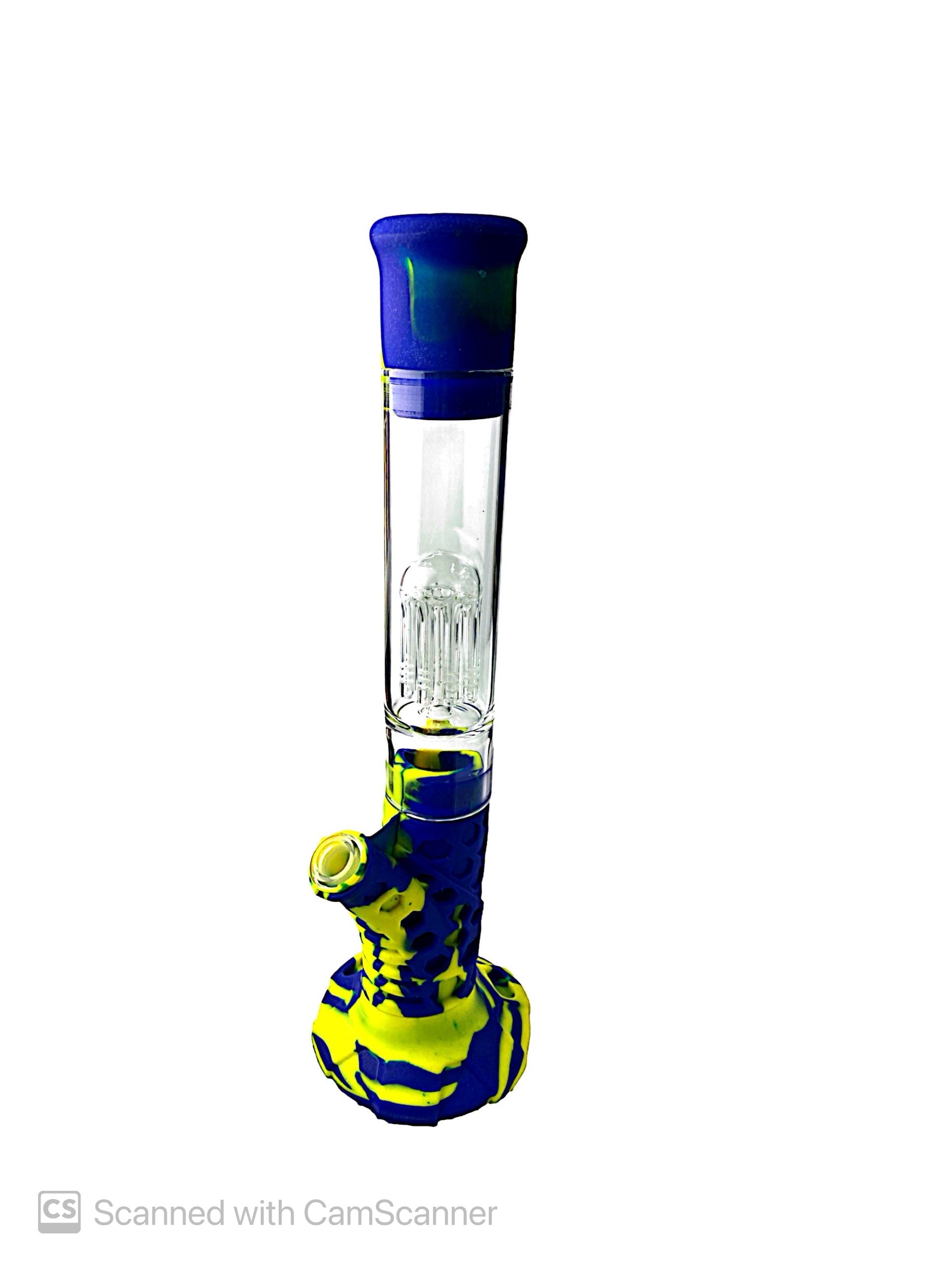 15"  Tree Perc Silicone Water Pipe