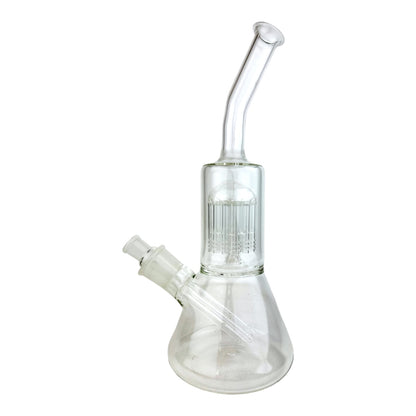 16" Beaker Bent Neck Tree Perc Glass Water Pipe