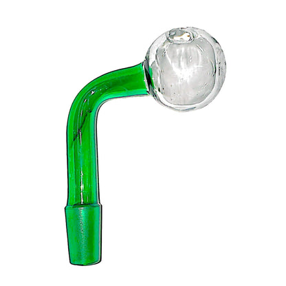 Solid Color Stem Clear Bowl 14MM GG Attachment Oil Burner (Pack Of 25)