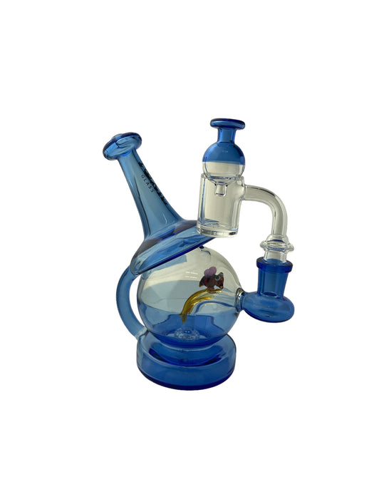 6" TX34 TOXIC BEE DOME COMPLETE RIG KIT WATER PIPE BY MK 100 GLASS