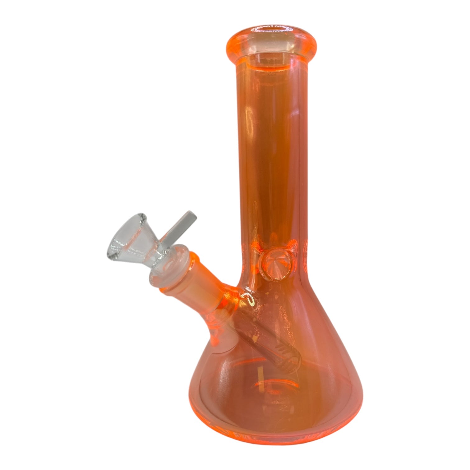 8"Color Chrome Ice Catcher Beaker Glass Water Pipe "WP-5040-12"
