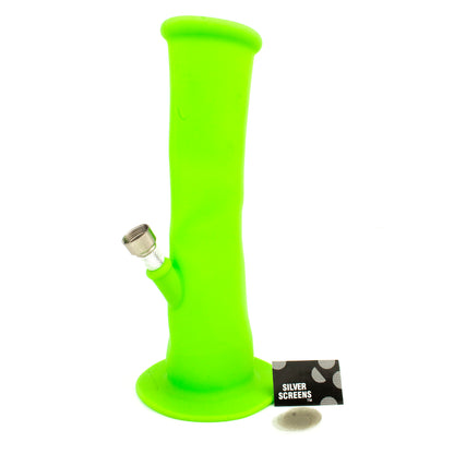 9" Foldable Silicone Water Pipe (Assorted Colors)