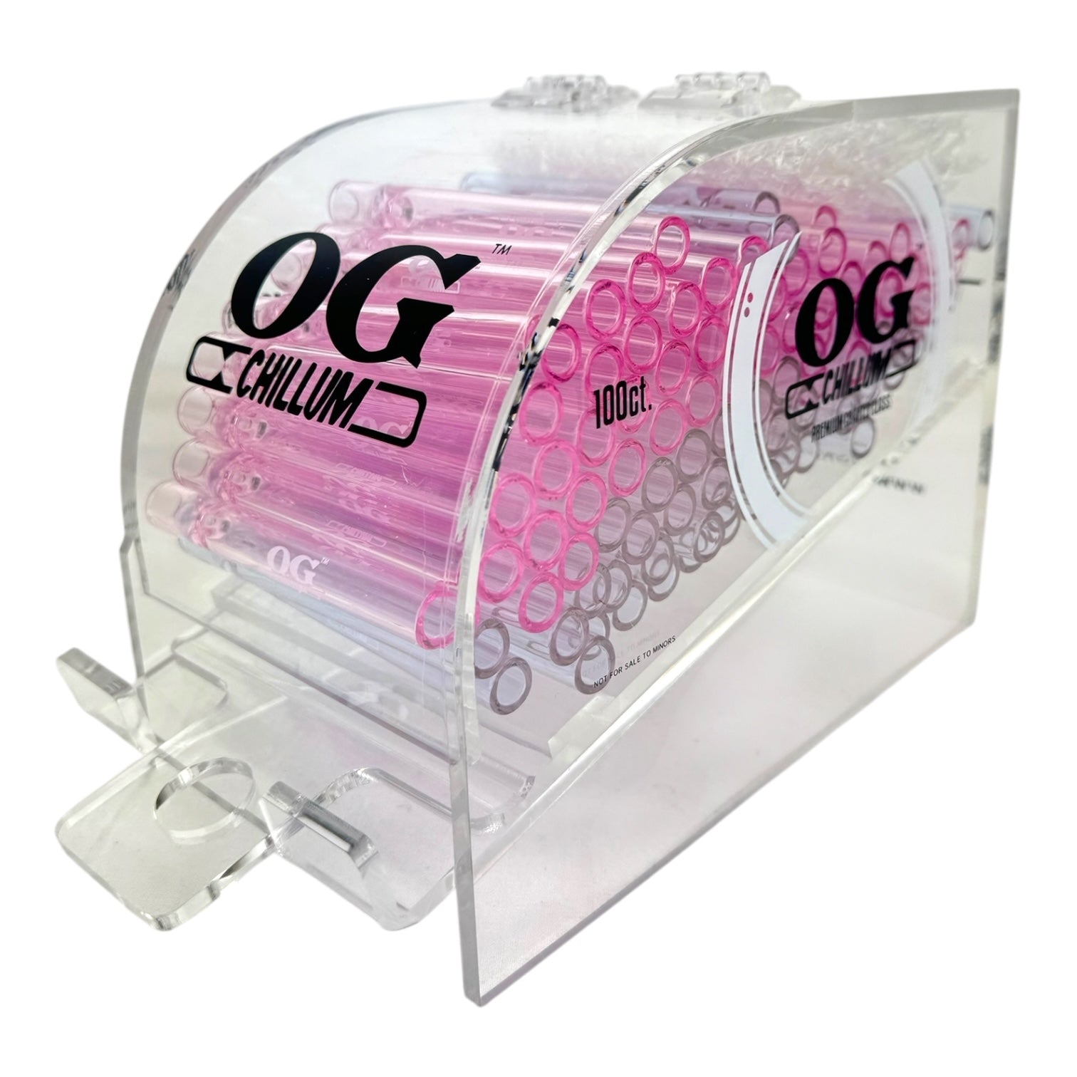 OG Glass Chillum Display - Pink Purple