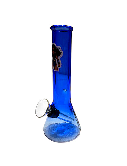 10mm Beaker Shape Water Pipe - (Assorted Stickers)