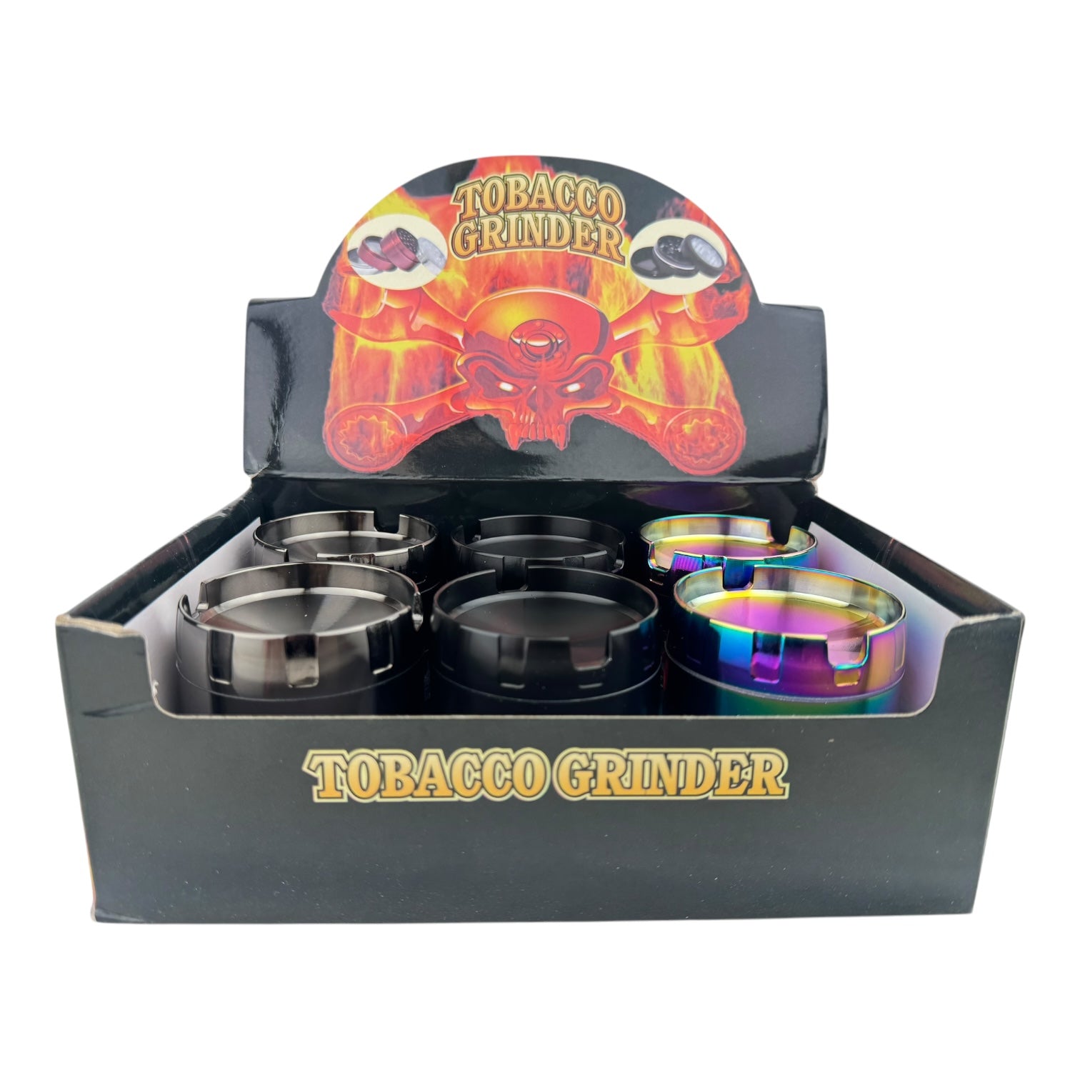 Grinder With Pull Out Drawer GD-21 - Assorted Colors (6pc Display)