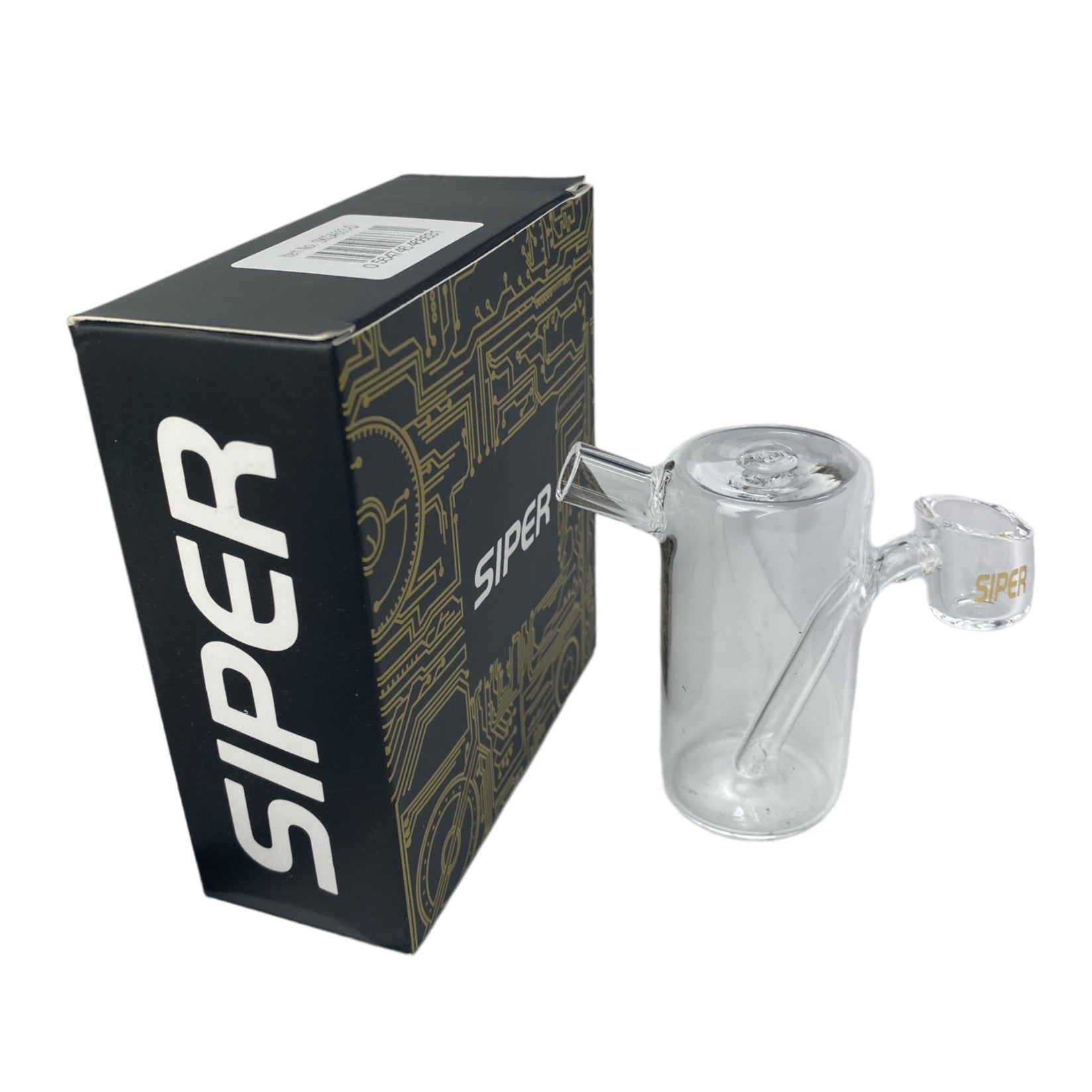 3" Siper Mini Clear Glass Water Pipe