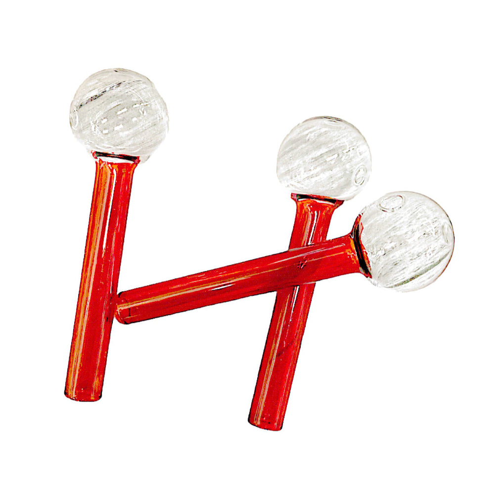 4'' Color Stem Clear Bowl Oil Burner- Pack of 20
