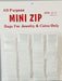All Purpose Mini Zip Clear Plastic Baggies Display