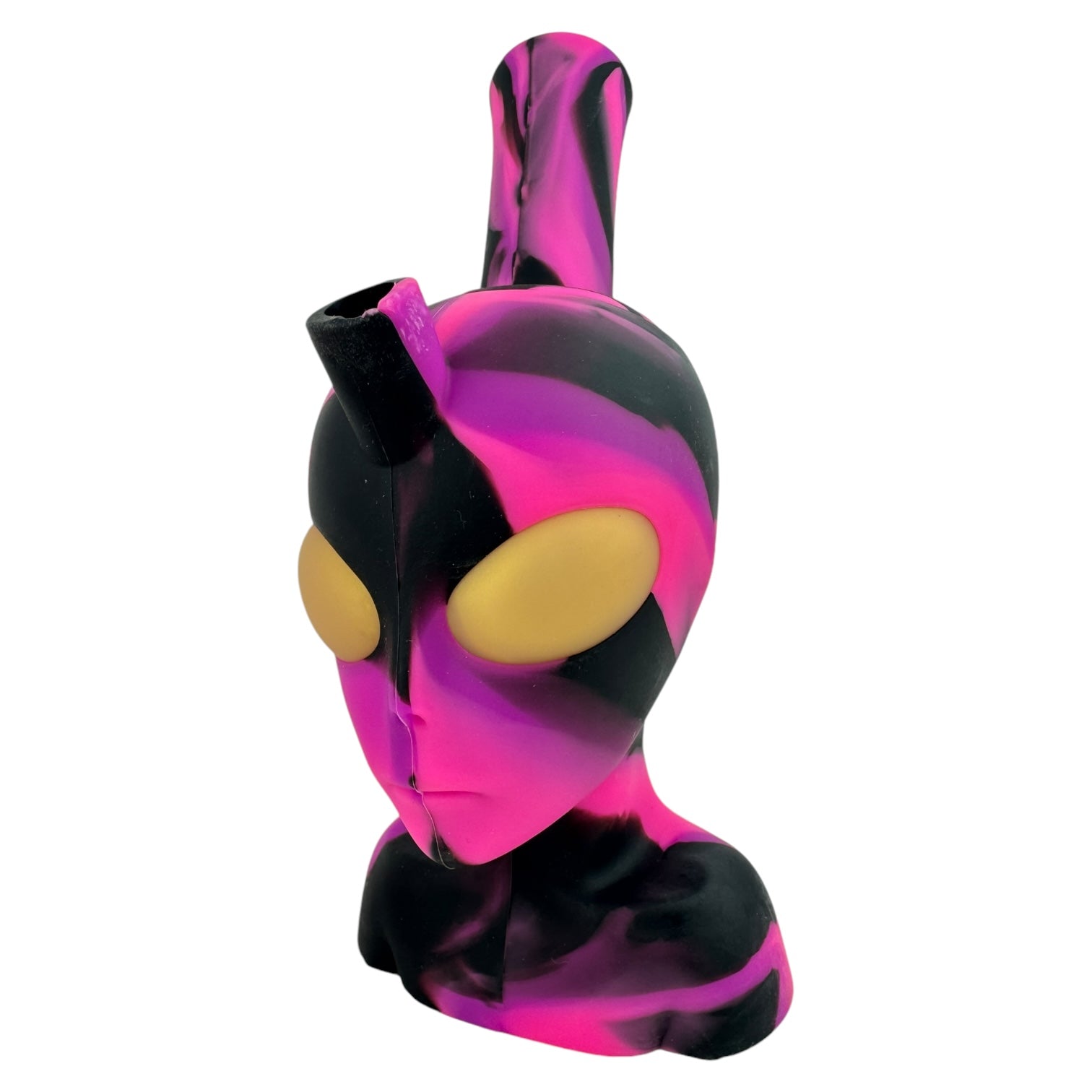 8" Alien Face Silicone Water Pipe - Assorted Colors "SWP 99"