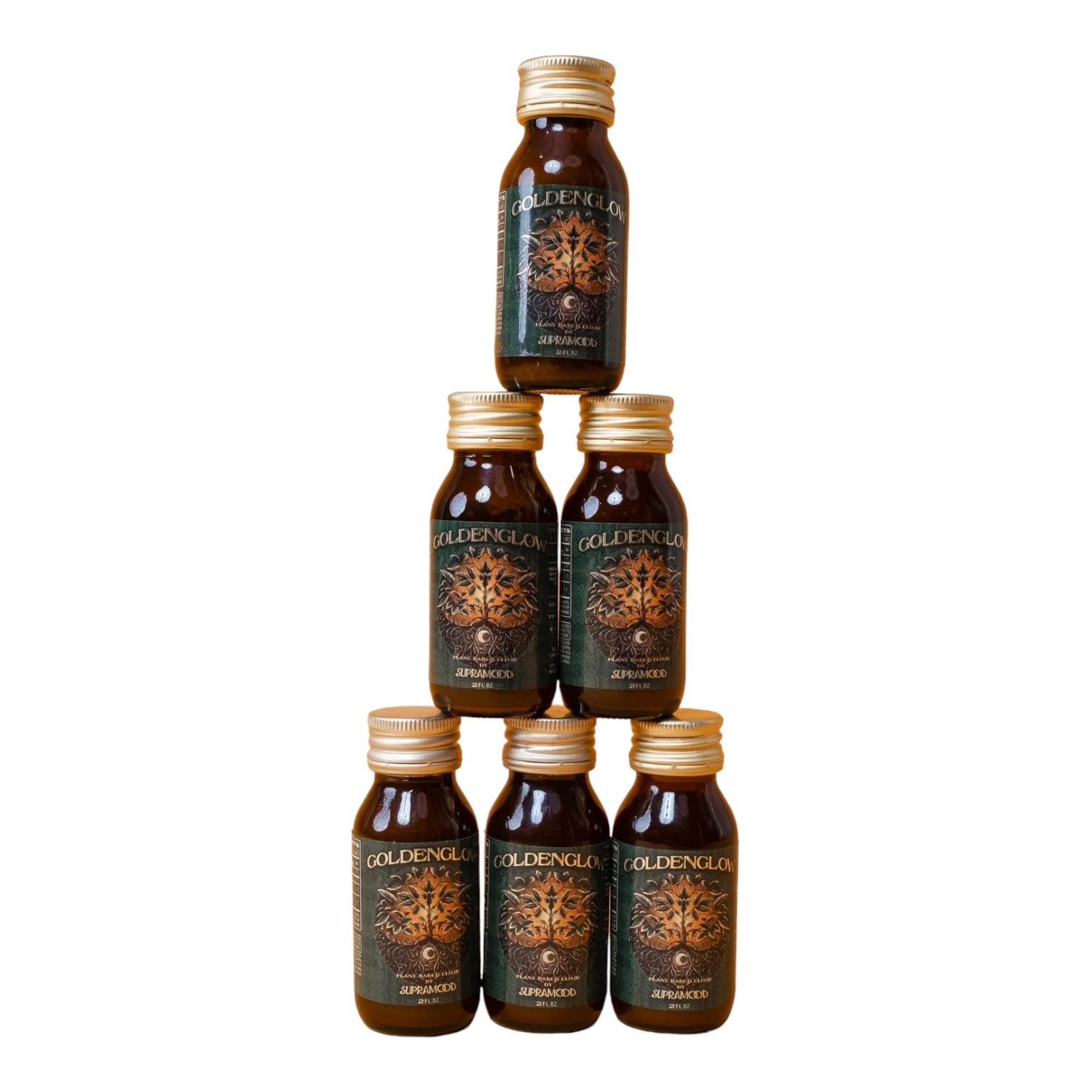SUPRAMOOD Goldenglow 2 fl oz Shots 12 bottles / Display