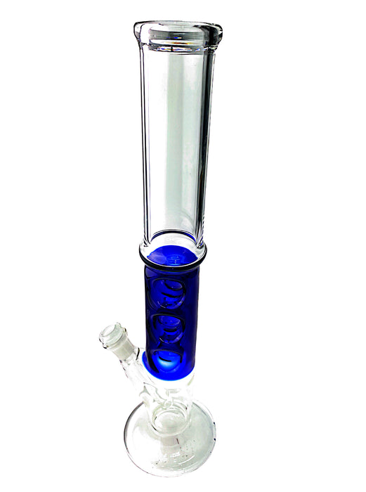 17" Triple Hole Glass Water Pipe