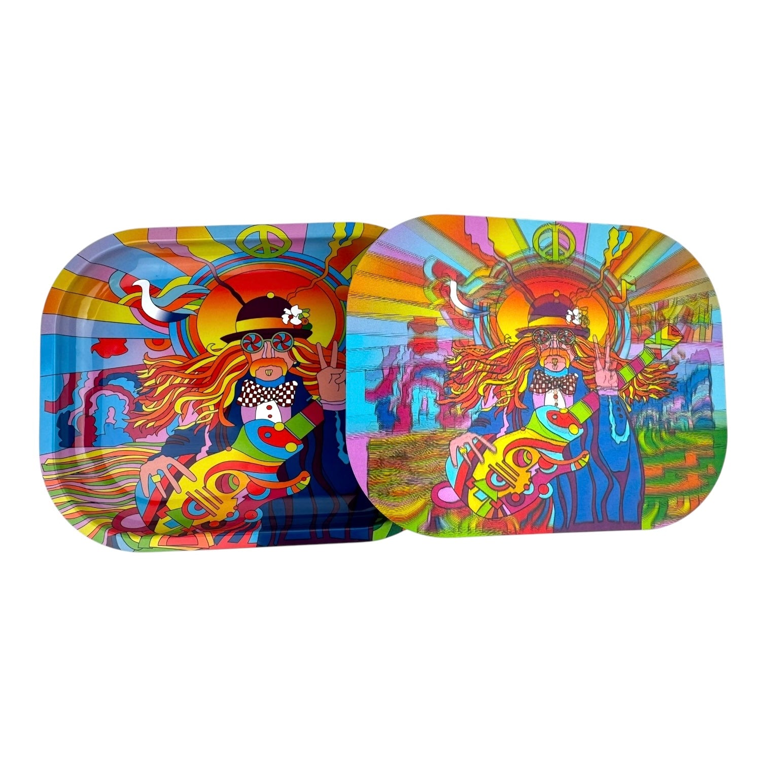 3D Small Rolling Tray With Magnetic Lid 5" x 7"