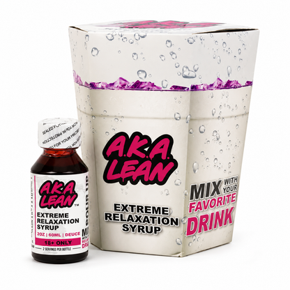 AKA Lean Relaxation Syrup 2oz 60ML (Display of 12)