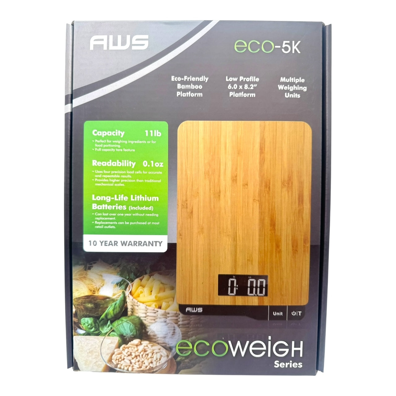 AWS ECO-5K Weigh Digital Scale 