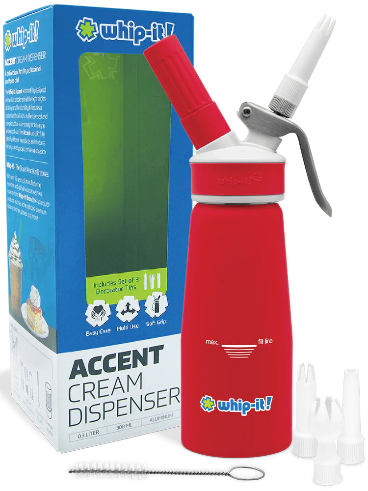 Whip-It Accent Cream Dispenser (Aluminium)