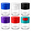 Acrylic Air Tight  Jar 120mL 4oz. - Colored Lid Clear Bottom