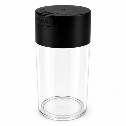 Acrylic Air Tight Jar 560mL 19oz. - Colored Lid Clear Bottom