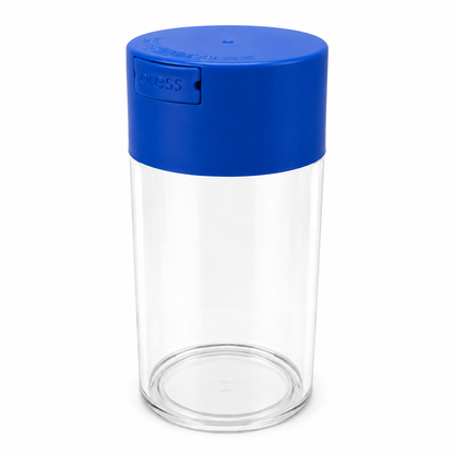 Acrylic Air Tight Jar 560mL 19oz. - Colored Lid Clear Bottom