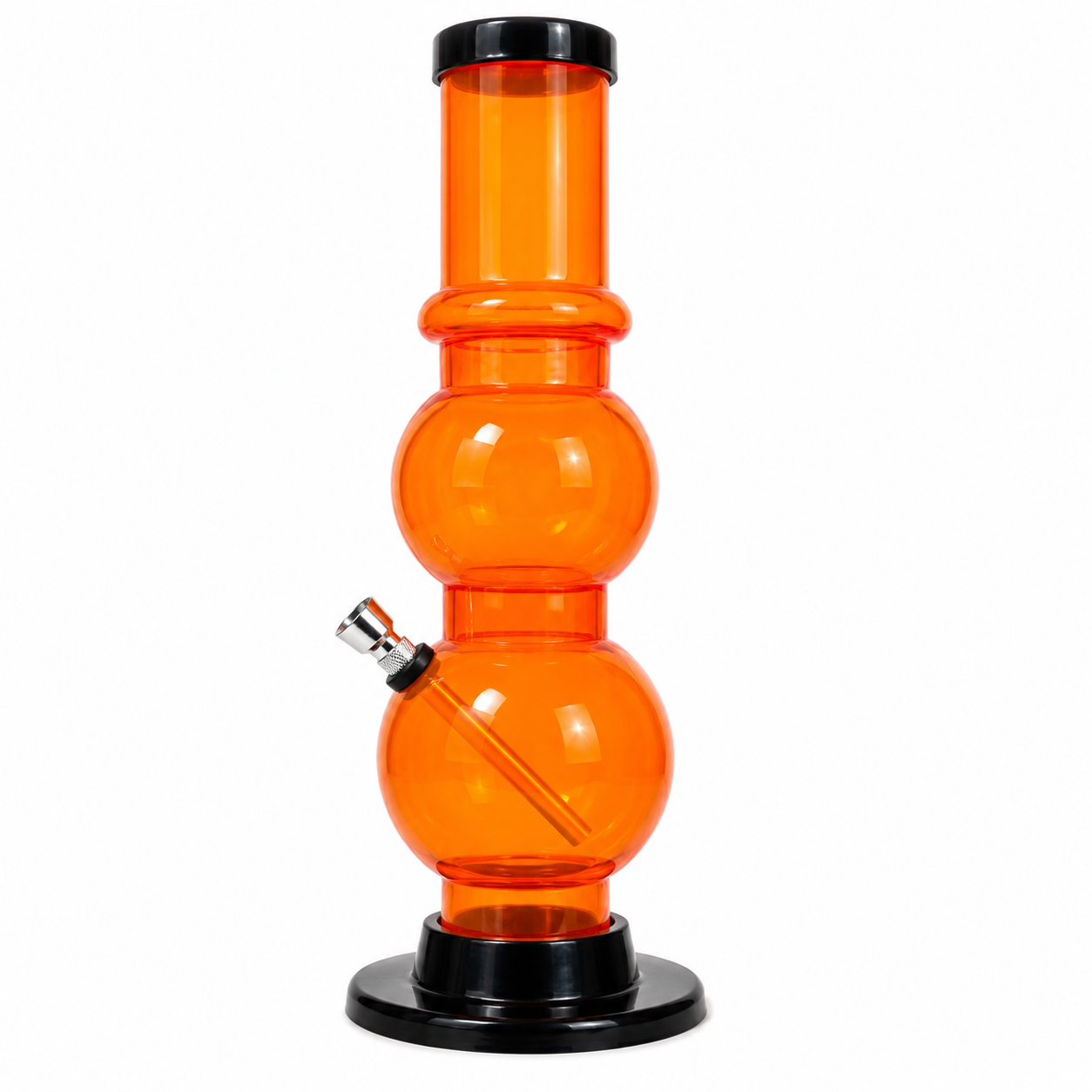 12" Acrylic Water Pipe (2" x 12" Size) - Assorted Colors